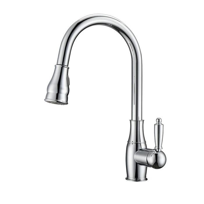 Caryl 2 Kitchen Faucet, Pull-Out Sprayer, Single Lever Handle, Chrome
