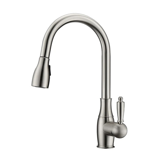 Cullen 2 Kitchen Faucet, Pull-Out Sprayer, Single Lever Handle, Brushed Nickel