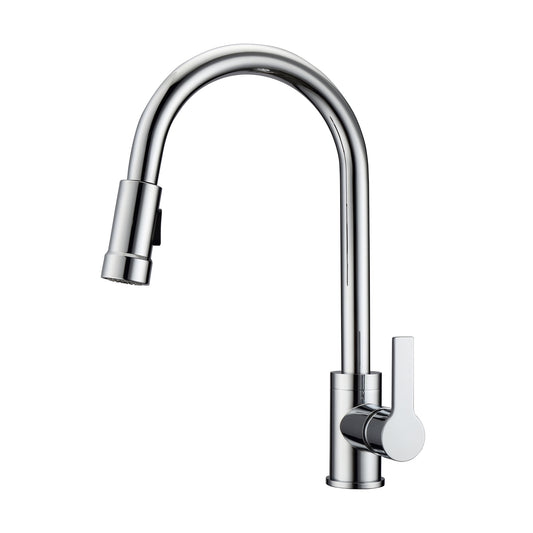 Firth 2 Kitchen Faucet, Pull-Out Sprayer, Single Lever Handle, Chrome