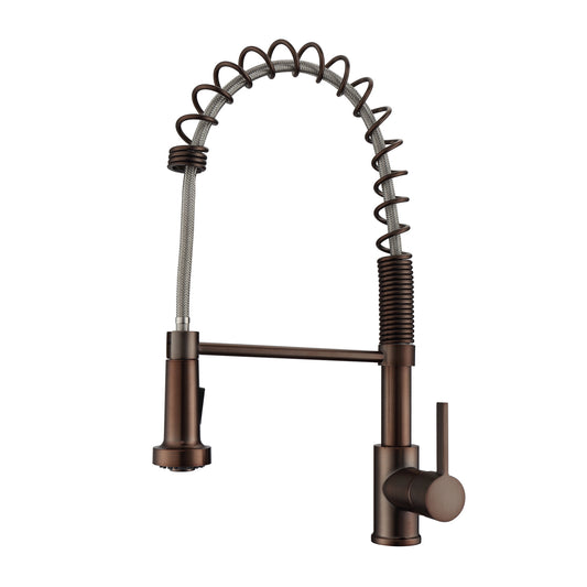 Niall 1 Kitchen Faucet, Spring, Pull-out Sprayer, Lever Handle, Oil Rubbed Bronze