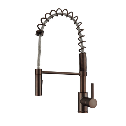 Nikita 1 Kitchen Faucet, Spring, Pull-out Sprayer, Lever Handle, Oil Rubbed Bronze