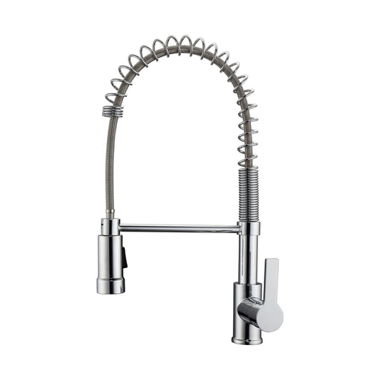 Nueva 2 Kitchen Faucet, Spring, Pull-out Sprayer, Lever Handle, Chrome