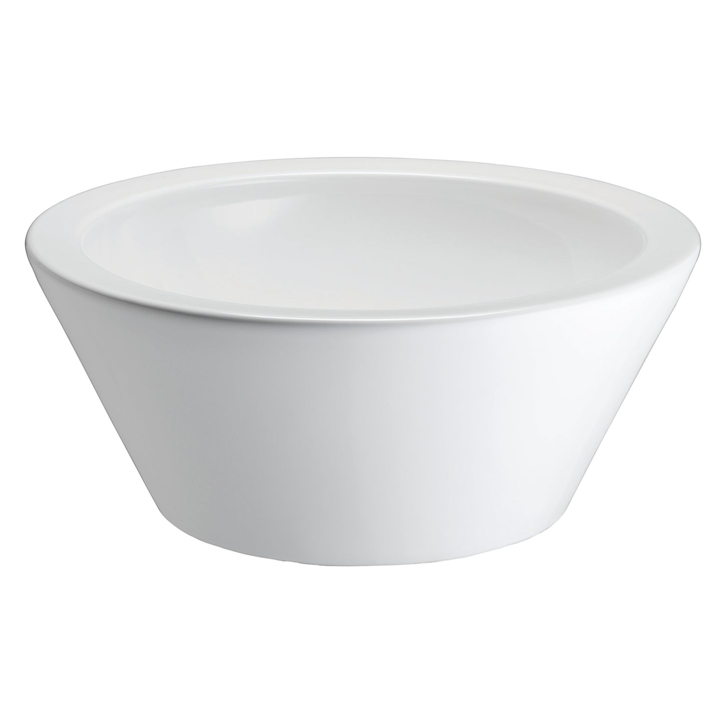 Marina Vessel Basin Sink with No Overflow White