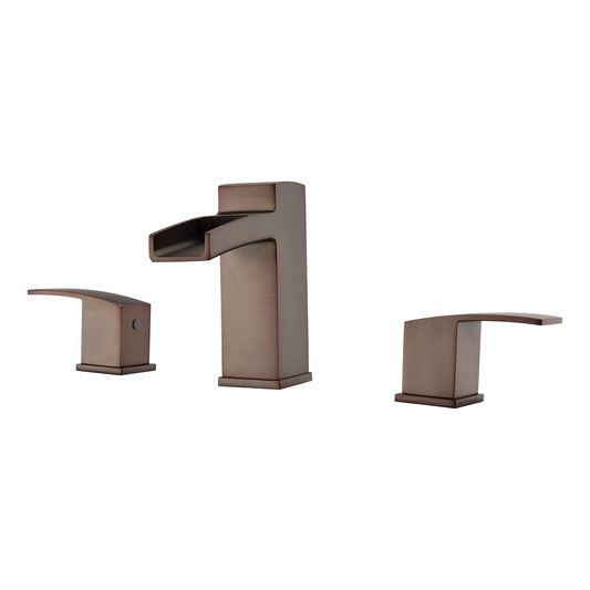 Winthrop 8" Widespread Oil Rubbed Bronze Bathroom Faucet with Lever Handles